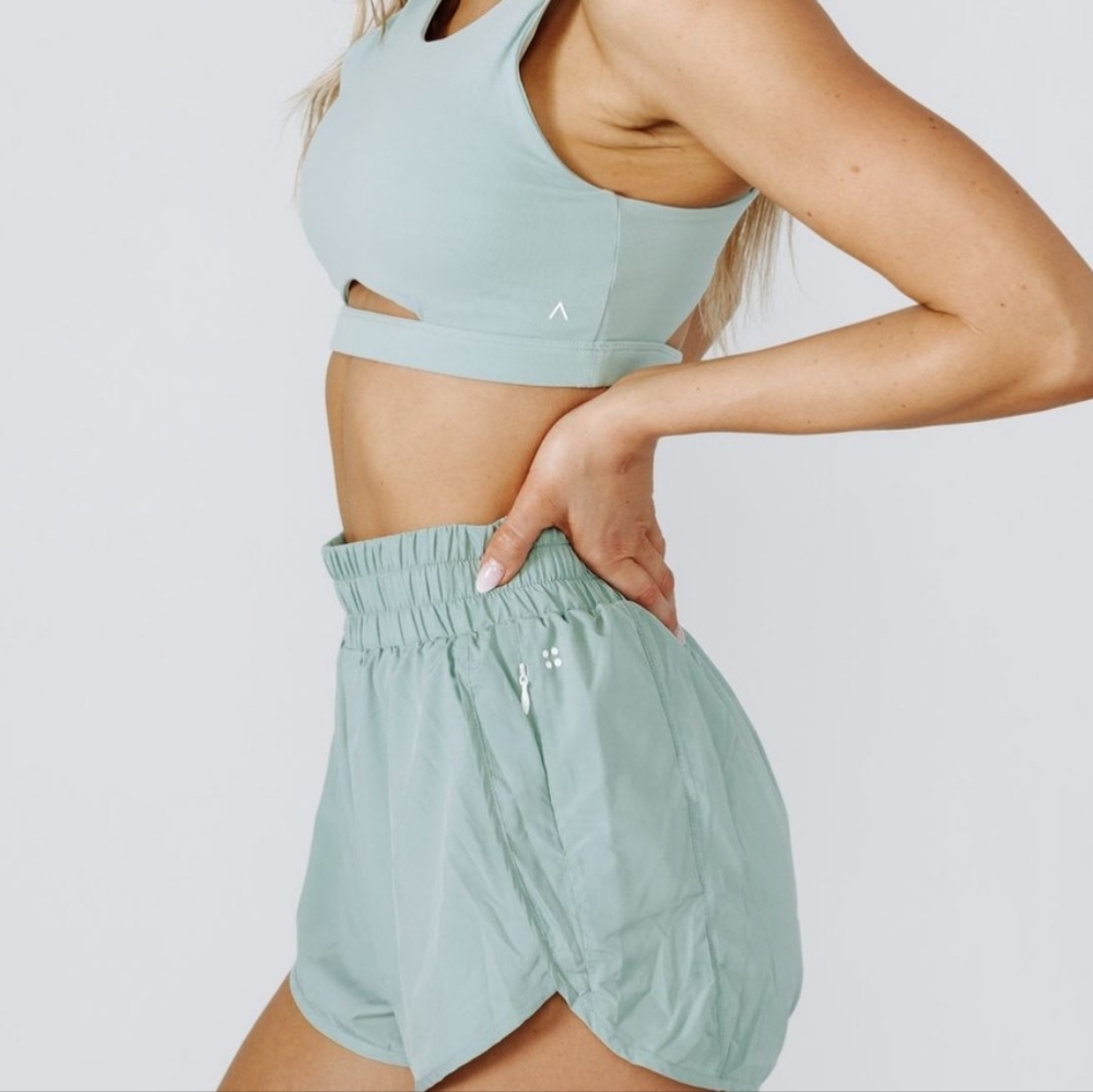ACTA high waisted running shorts. - Picture 2 of 13